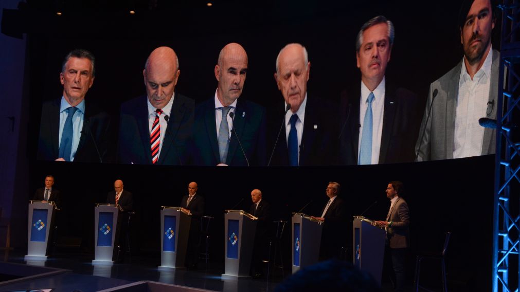 Los seis aspirantes presidenciales protagonizaron la hist�rica jornada. 