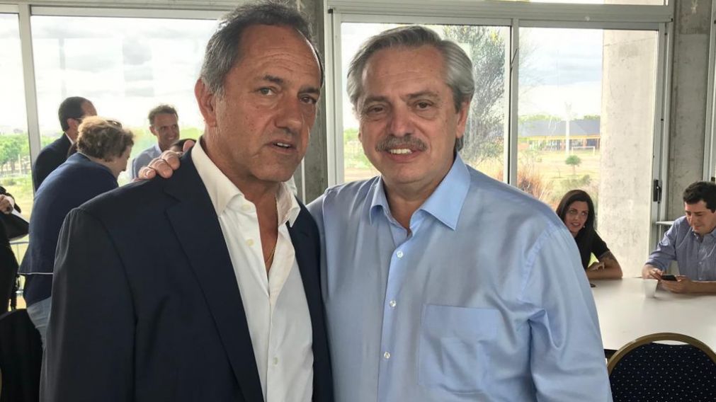 Scioli y Fern�ndez, juntos en Santa Fe.