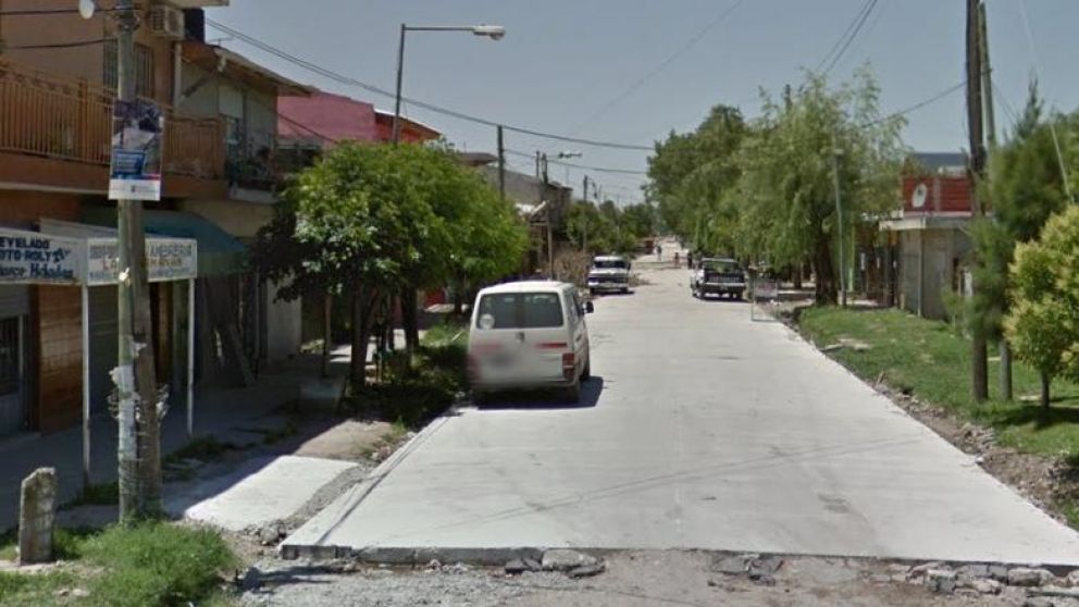 El misterioso hecho se produjo en este humilde vecindario, situado en Ingeniero Budge.