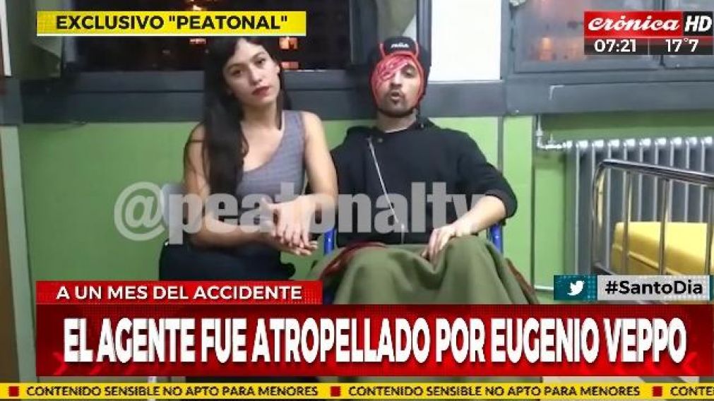 El video tiene una duraci�n de m�s de un minuto. (Captura de TV).