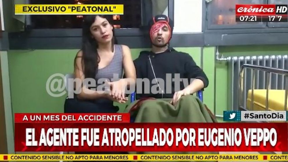 El video tiene una duración de más de un minuto. (Captura de TV).