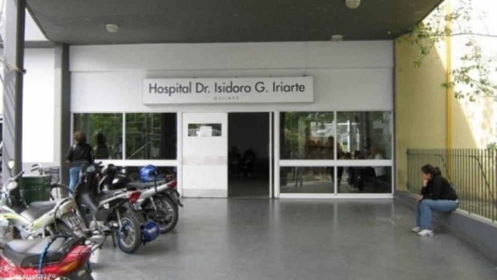 El Hospital Iriarte de Quilmes, donde fueron derivadas ambas víctimas.
