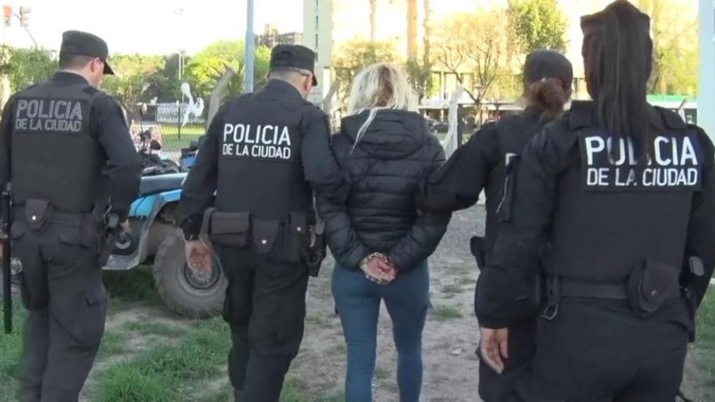 La sospechosa fue detenida en Villa Celina.