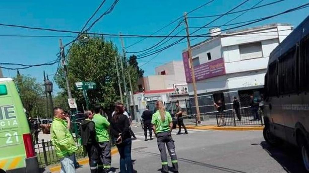 Trabaj� personal policial y del SAME en el lugar. 