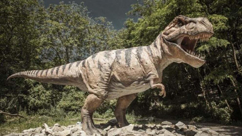 El Tiranosaurio Rex, con gusto a una conocida comida (imagen ilustrativa).