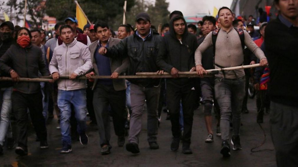 Momentos de extrema tensión en Ecuador.