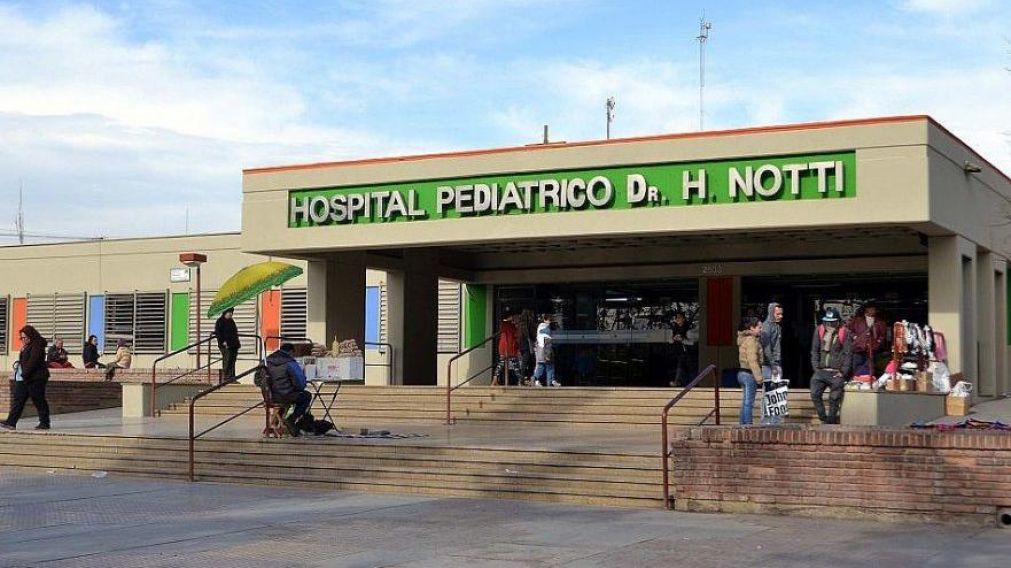 El Hospital pediátrico Humberto Notti donde atendieron a la nena abusada (archivo).