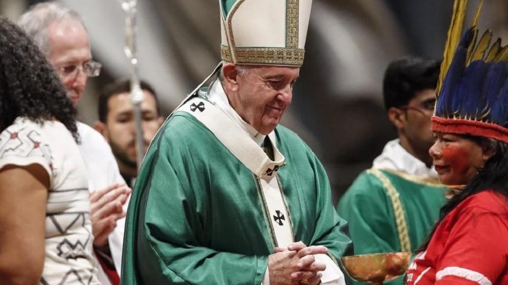 Bergoglio denunció los daños causados por el fuego en la zona amazónica de Brasil.