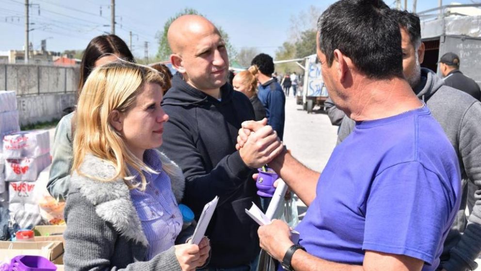 Guido Giana recorrió la feria del barrio San Pablo.