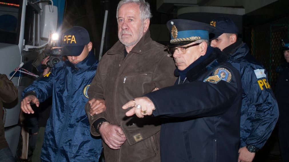 Ferreyra, cuando fue detenido (archivo).