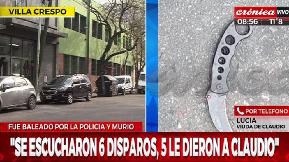 La mujer en diálogo con Crónica HD (Captura).