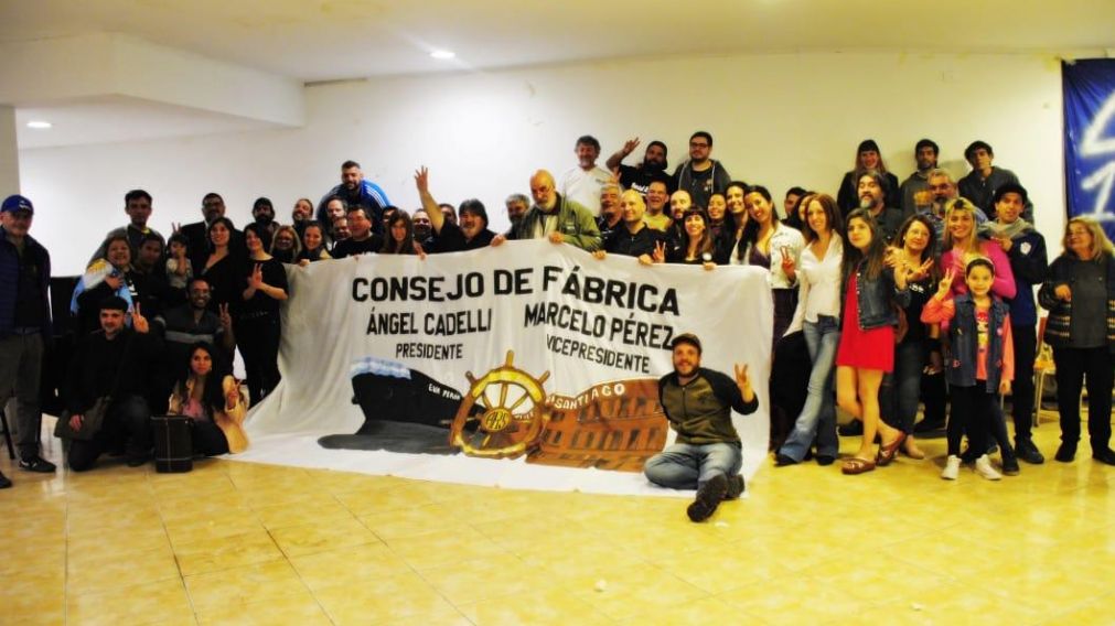 Los trabajadores de Río Santiago.