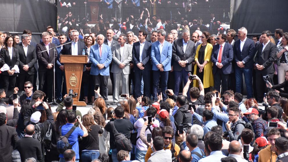 El candidato a presidente del Frente de Todos criticó al Gobierno de Mauricio Macri.