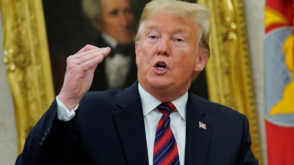 Duro momento para Donald Trump.