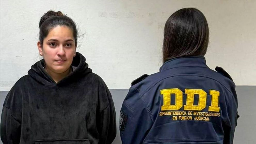 Florencia Ibáñez, la séptima detenida por el triple crimen de Florencio Varela (Foto NA).