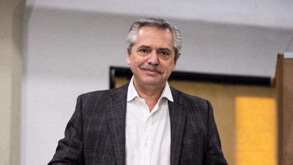 El candidato presidencial por el Frente de Todos, Alberto Fernández.