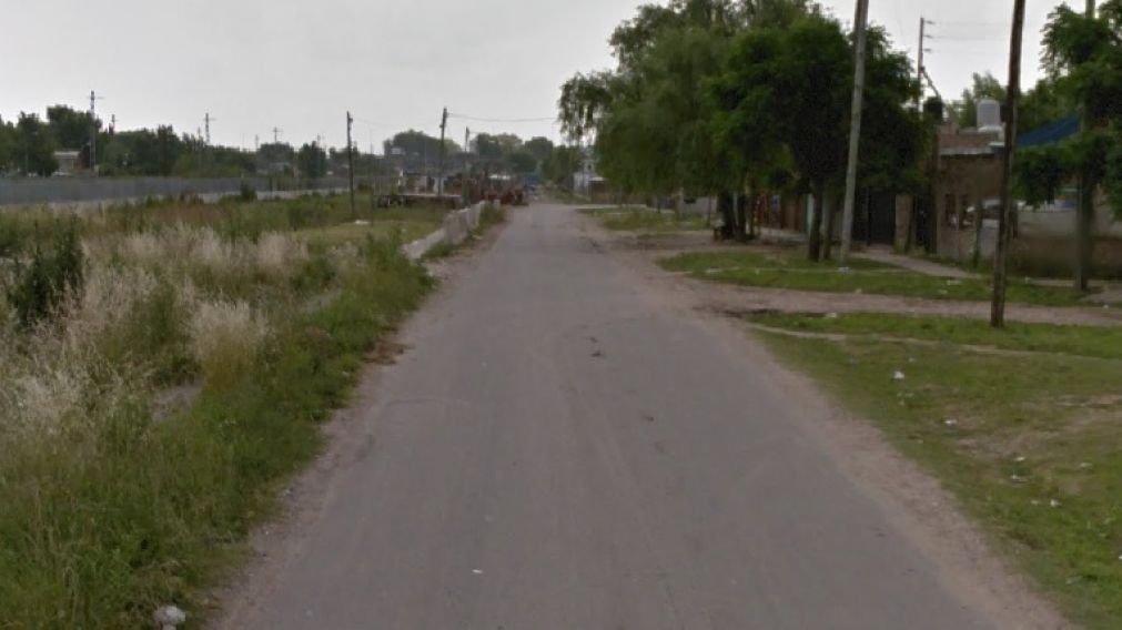 Acá apareció herido el femicida paraguayo, luego de haber sido agredido por los justicieros.