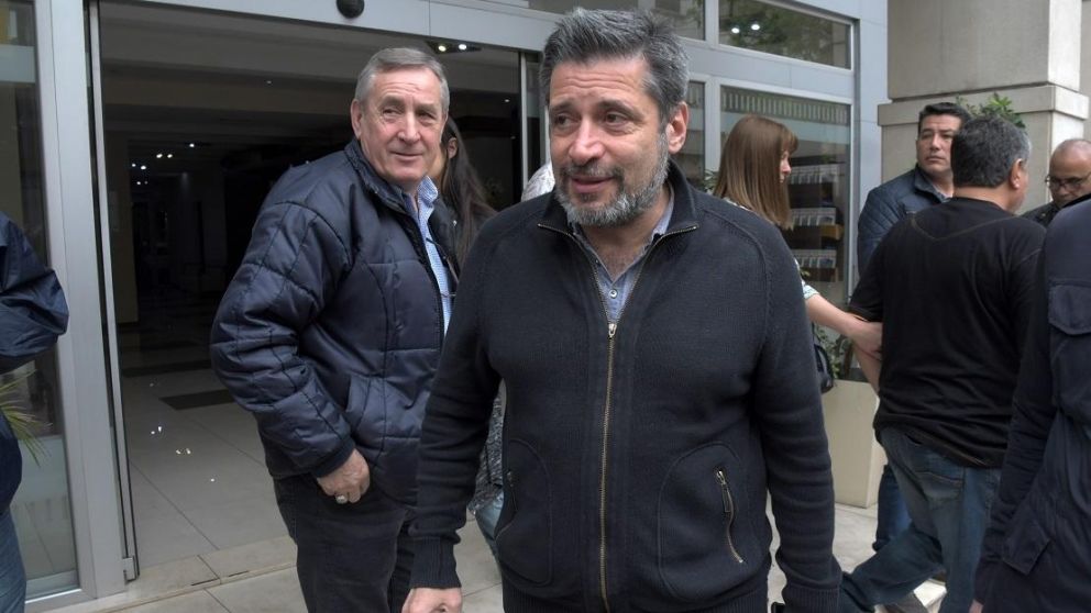 El presidente del PJ porte�o, V�ctor Santa Mar�a.