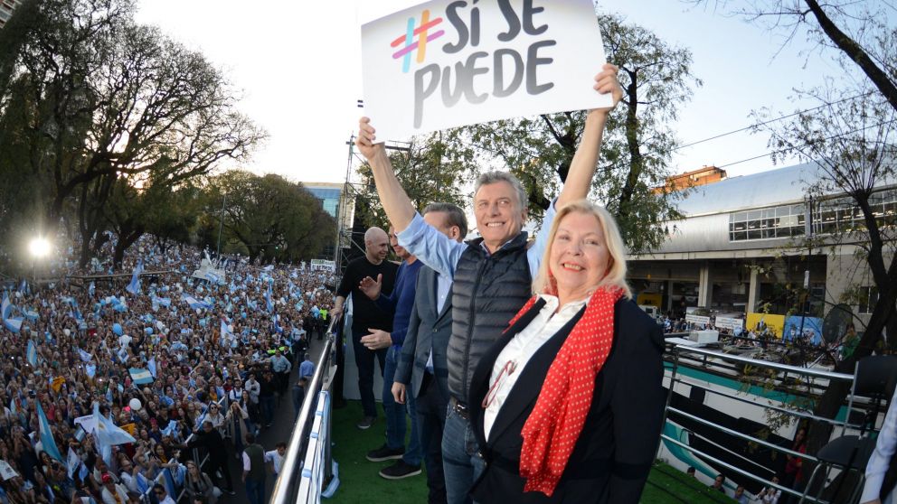 El Presidente encabez� la primera marcha del #S�SePuede (Hern�n Nersesi�n/Cr�nica)