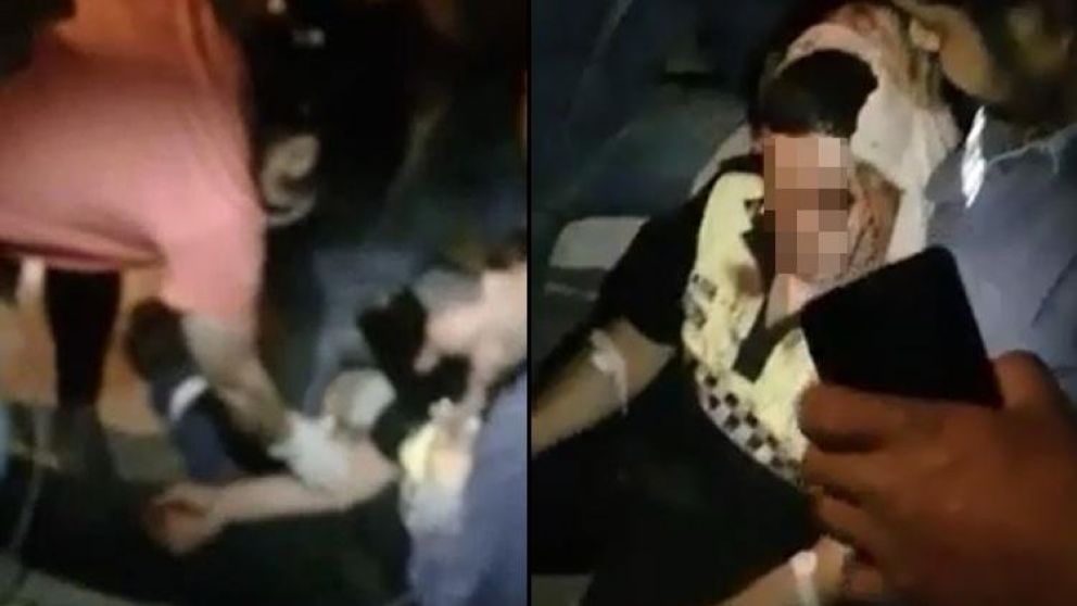 El agente permanece internado en el hospital local. (Captura)