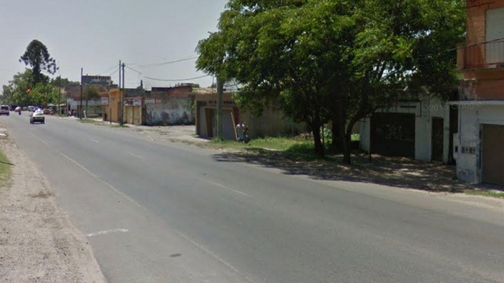 Acá se produjo el enfrentamiento armado en el que finalizó abatido uno de los hampones.