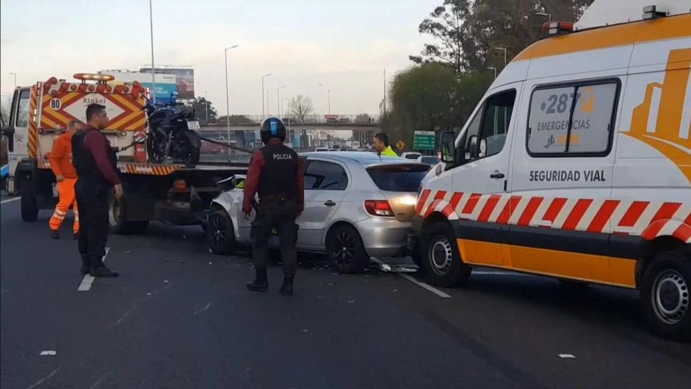 Personal del SAME trabajó en el lugar (Gentileza de TN).