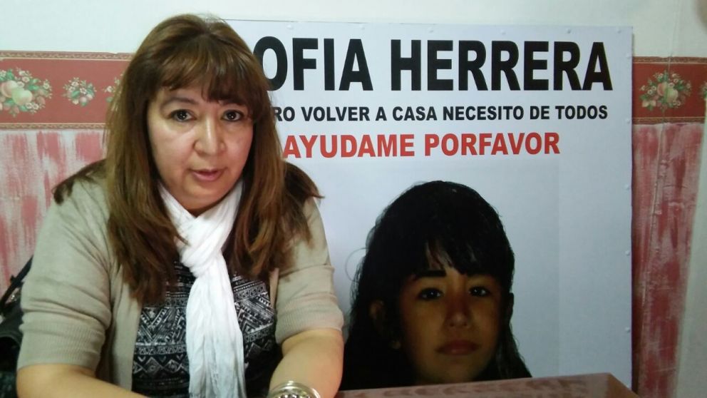 La mamá de Sofía espera que su hija aparezca pronto.