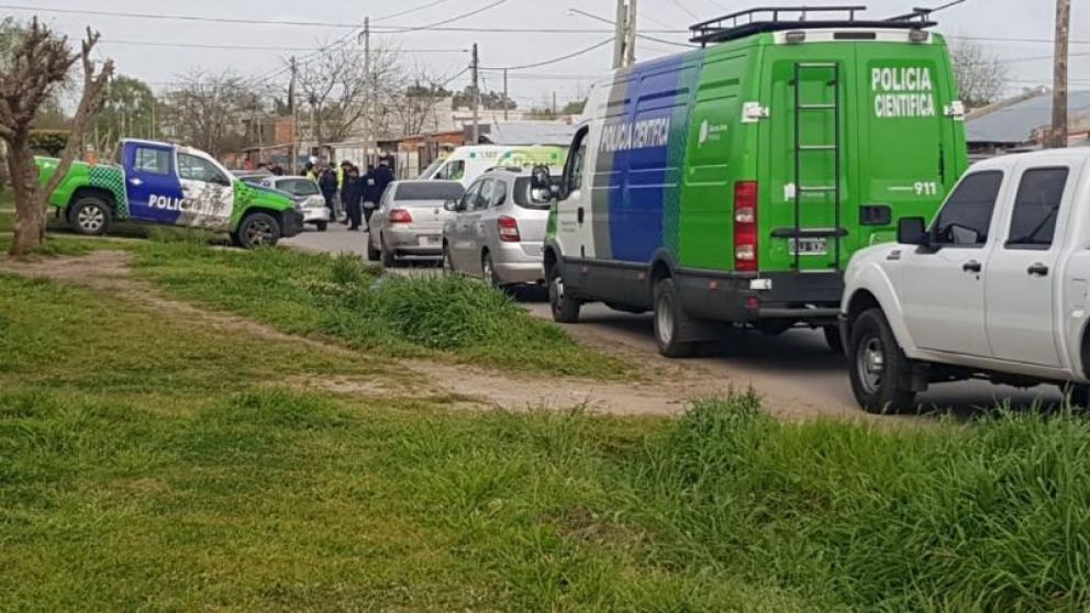 El Grupo Halcón y el resto de los organismos de seguridad trabajan en el lugar (Gentileza @Infocielo)