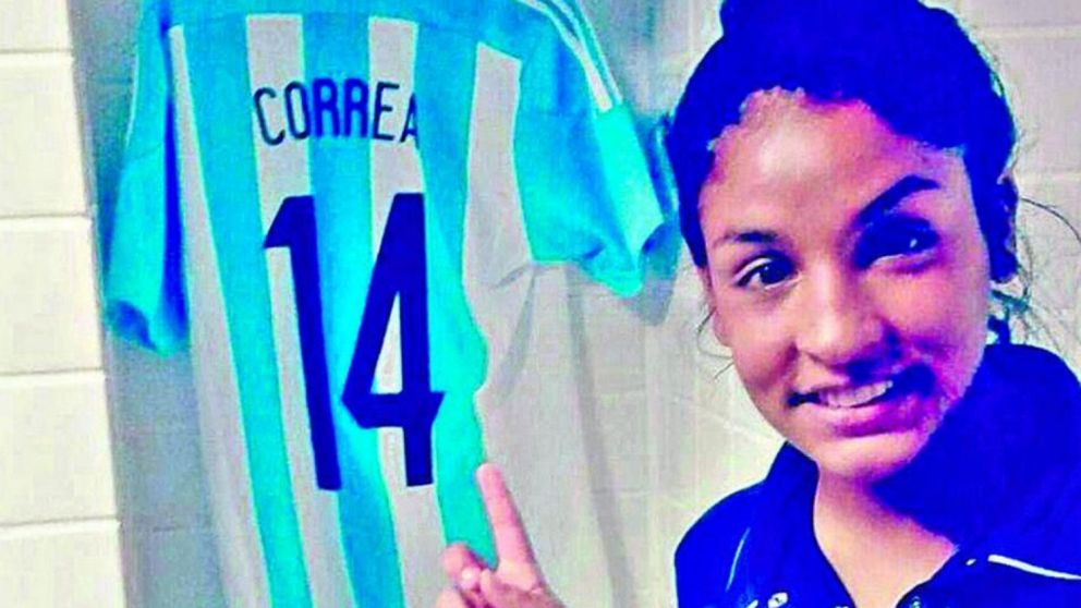 Rocío juega en San Lorenzo y la Selección Nacional.