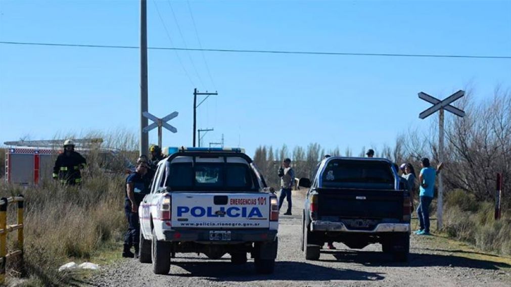 Conmoci�n en R�o Negro. (Gentileza Diario R�o Negro).