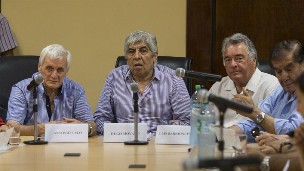 Caló, Moyano y Luis Barrionuevo (en la actualidad fuera del juego) comandaron la CGT hasta agosto de 2016.