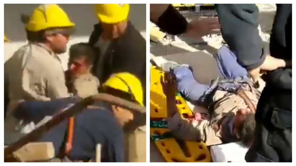 El trágico derrumbe dejó un saldo de un muerto y 13 heridos (Captura de video)