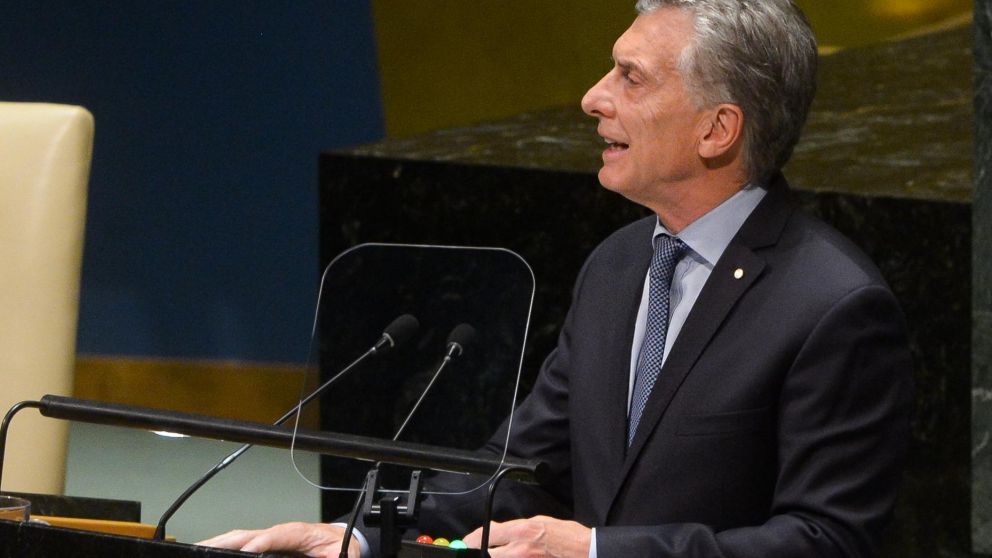 Mauricio Macri durante la 74º Asamblea General de la ONU. (Prensa Presidencia)