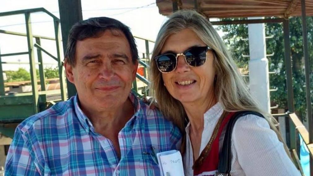La dirigente y su marido, dos de las víctimas fatales.