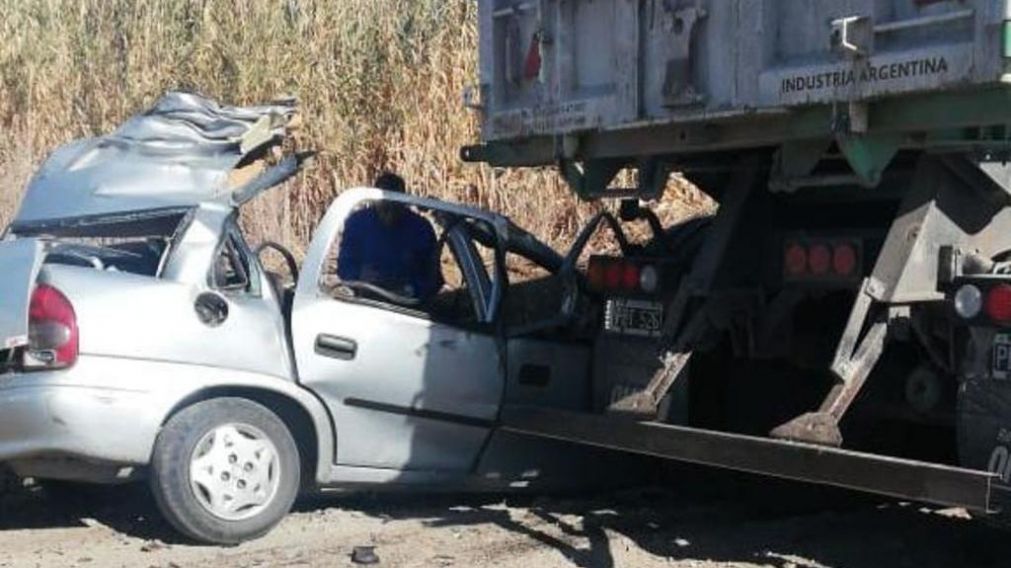 Muerte sobre la ruta 40. (Gentileza El Sol).