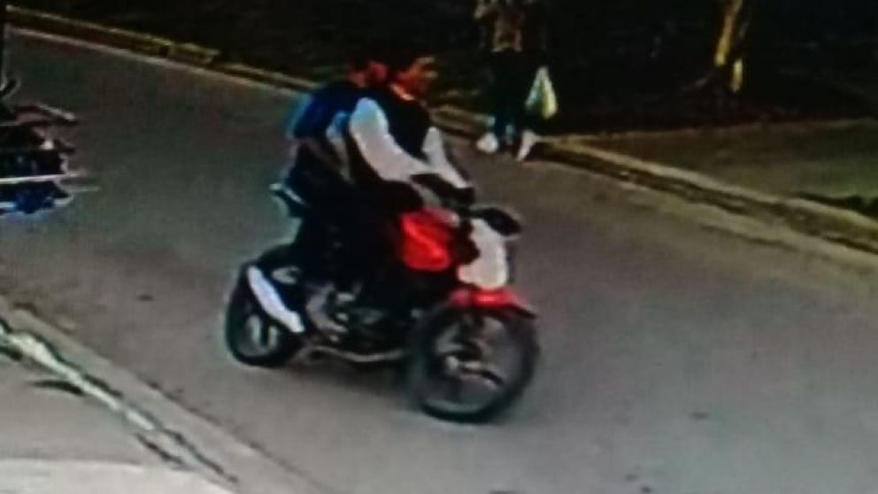Los ladrones quedaron escrachados por cámaras de seguridad. (Captura)
