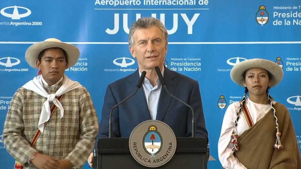 "Todo lo hacemos con honestidad y transparencia", afirmó el jefe de estado (Captura de video).