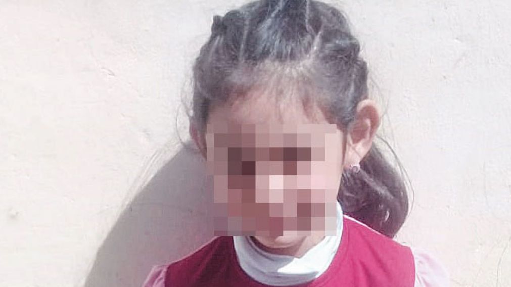 La pequeña sufre un verdadero calvario en su colegio.
