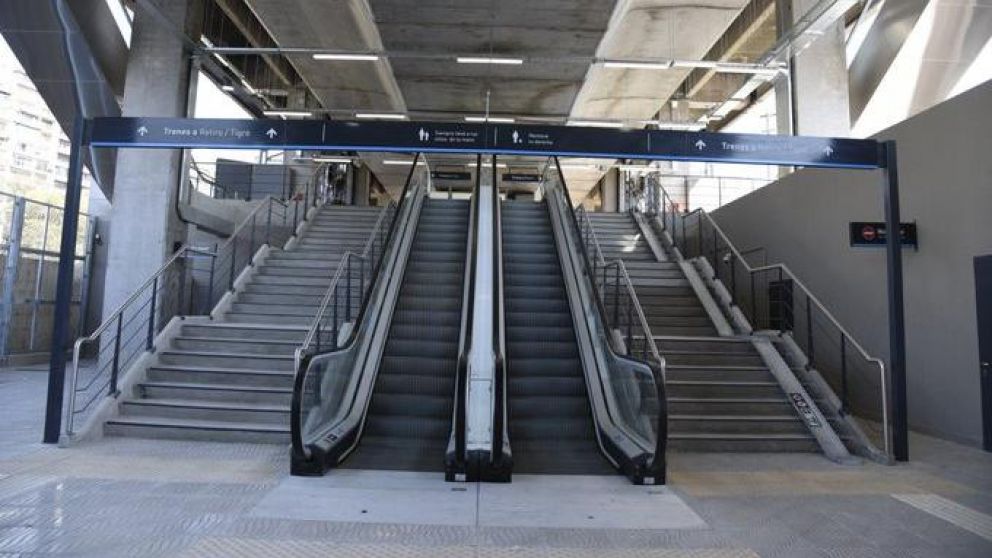 Así luce el ingreso a la renovada estación. (Gentileza @Apuntes_)