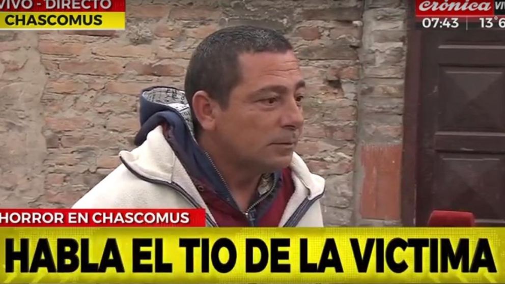 "Toda la familia está destrozada por la muerte de Navila", comentó el tío de la víctima (Captura TV).