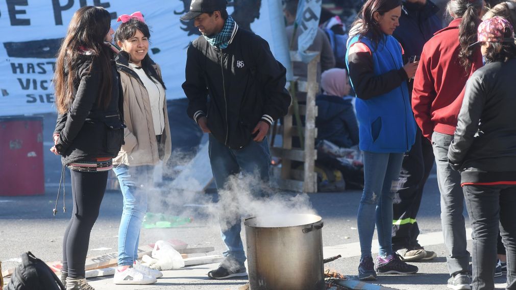Se manifestaron frente al Ministerio de Desarrollo. (Crónica/Rubén Paredes)