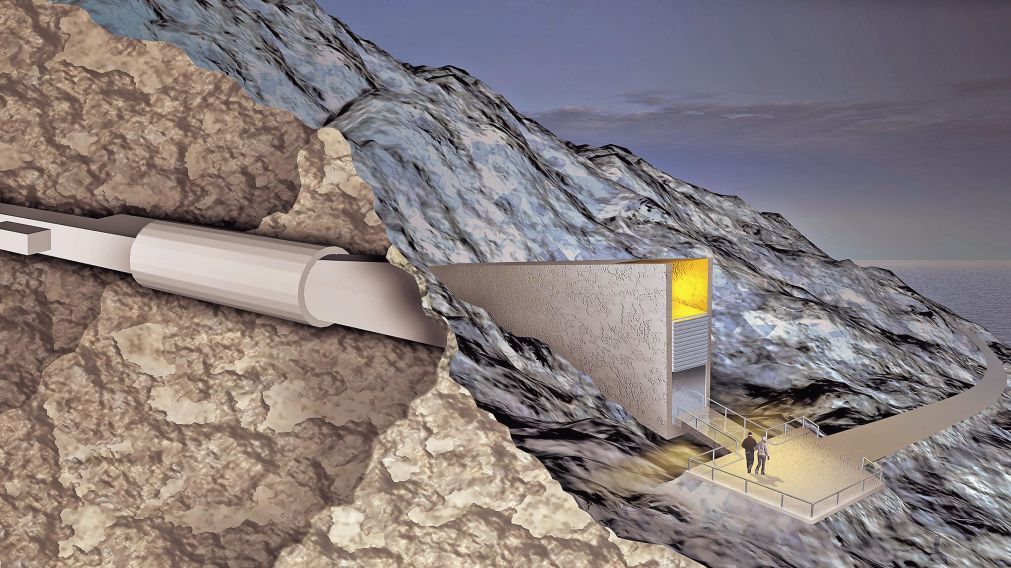 En medio del clima �rtico y en el interior de una monta�a rocosa, se halla el m�s grande dep�sito de semillas del mundo. 
