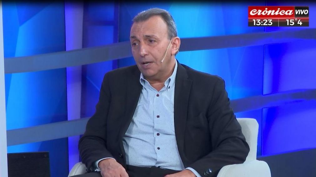 Ferrari anunció la renuncia en vivo por Crónica HD. (Captura)