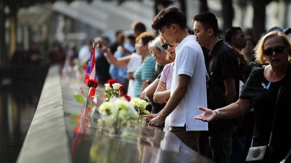 A 18 años del 11S, el homenaje a las víctimas.