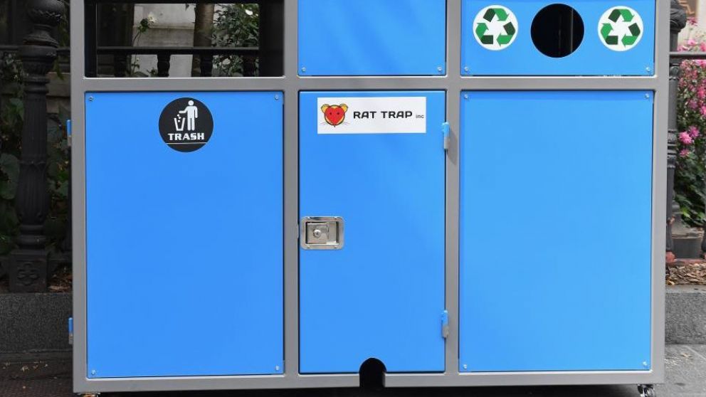 Innovador método para atrapar roedores en Nueva York.