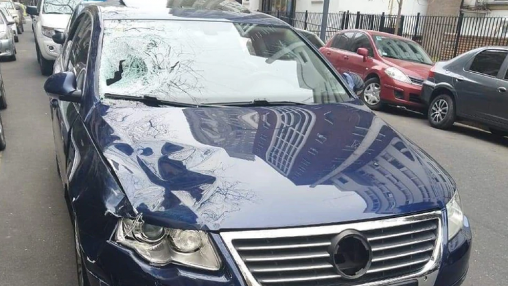 Este es el vehículo que protagonizó el hecho en Palermo.