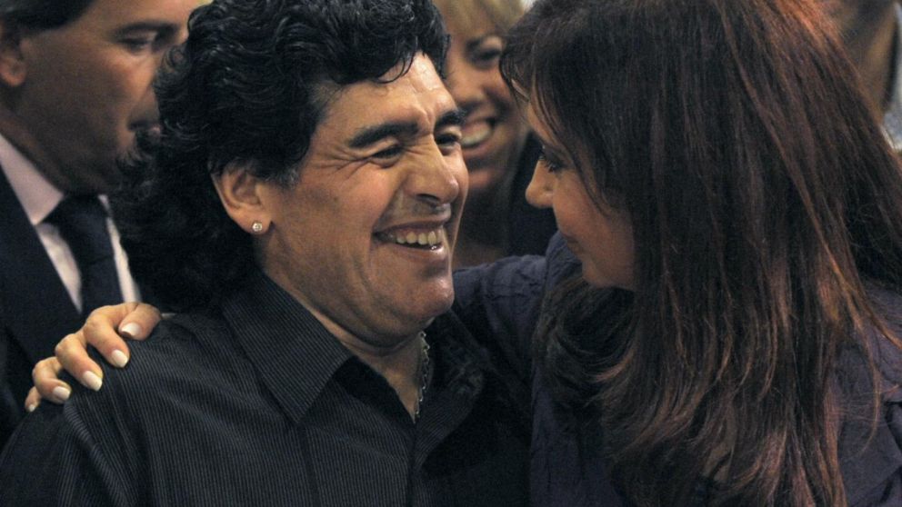 Diego dirigirá el club del que es hincha la ex presidenta. (Archivo)