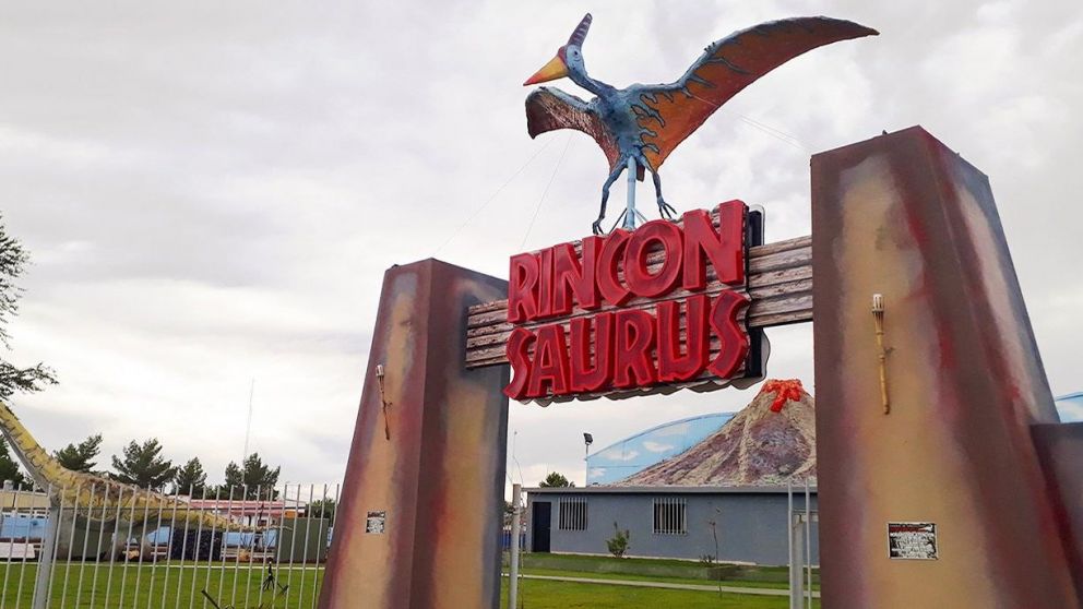 Parque de dinosaurios en Neuquén. (Twitter)