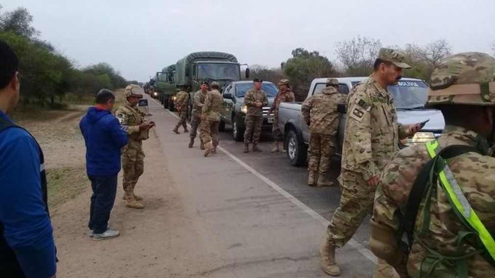 Brigadistas militares argentinos en Bolivia. 