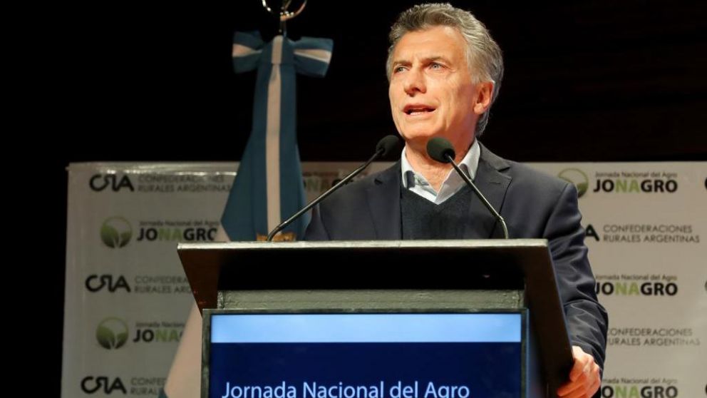 Macri pidió al sector agropecuario "no perder de vista los pasos enormes que dimos juntos".